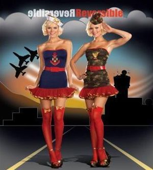 BuySeasons 177962 - Double Duty Cutie Reversible Adult Costume - X-Large