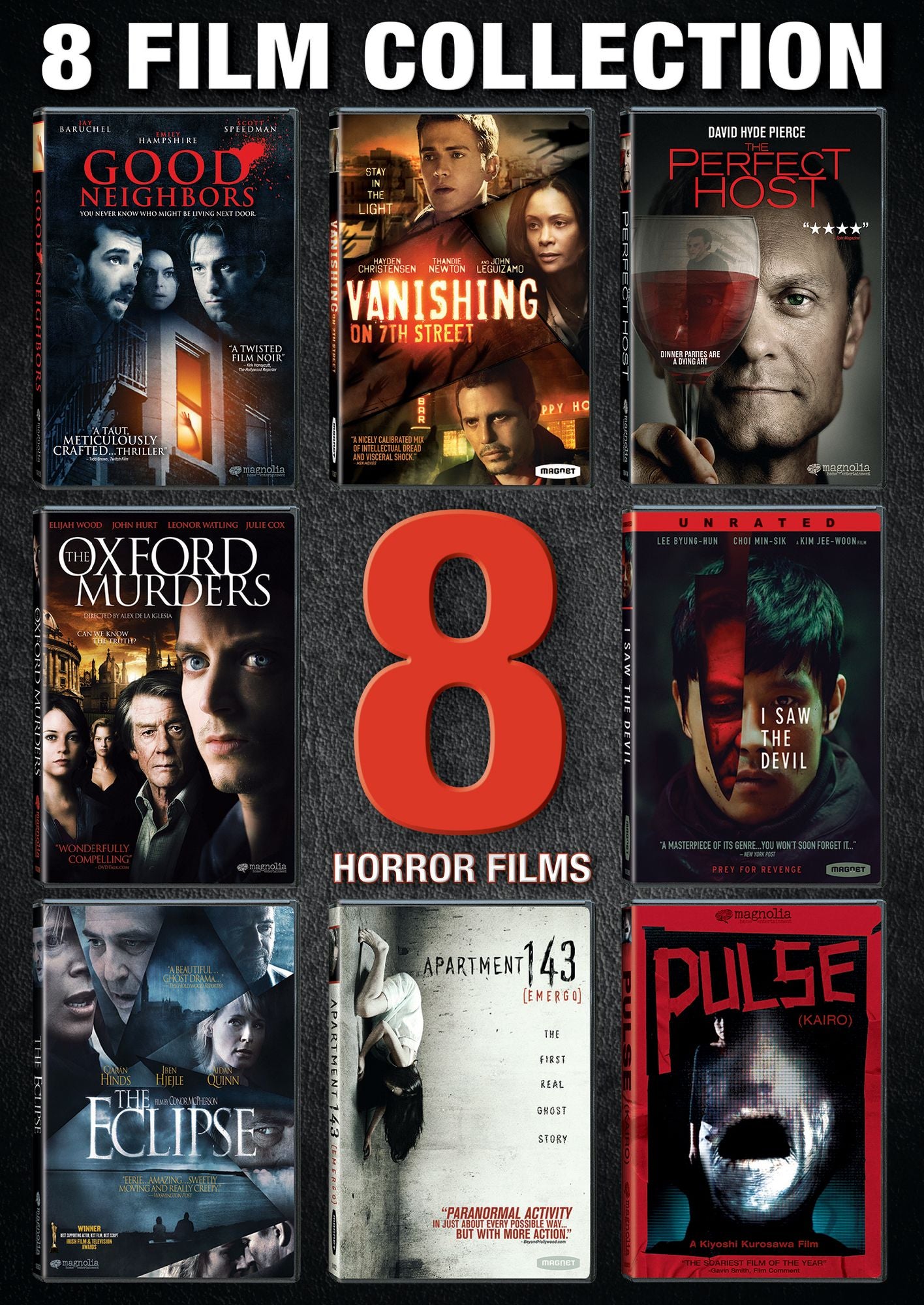 Horror Films: 8 Film Collection [3 Discs]
