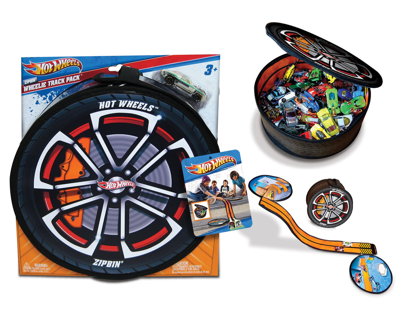 Neat-Oh!¿ Hot Wheels? ZipBin¿ Wheelie 100 Car Case w/ 1 Car