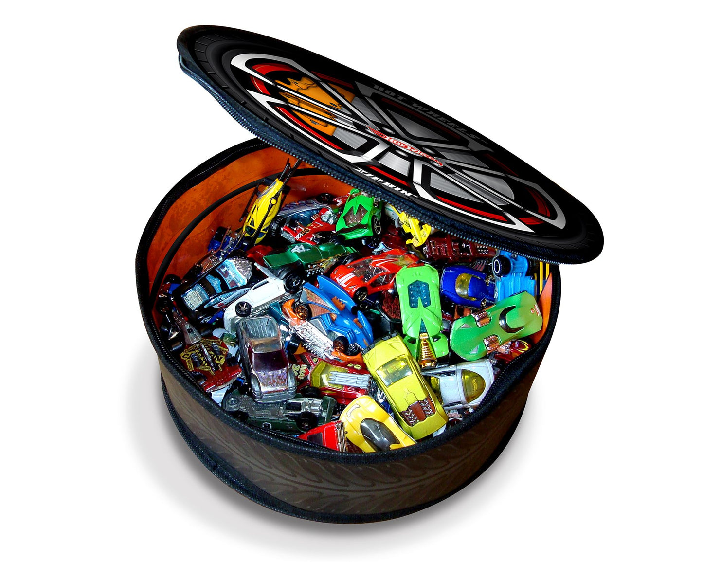 Neat-Oh!¿ Hot Wheels? ZipBin¿ Wheelie 100 Car Case w/ 1 Car