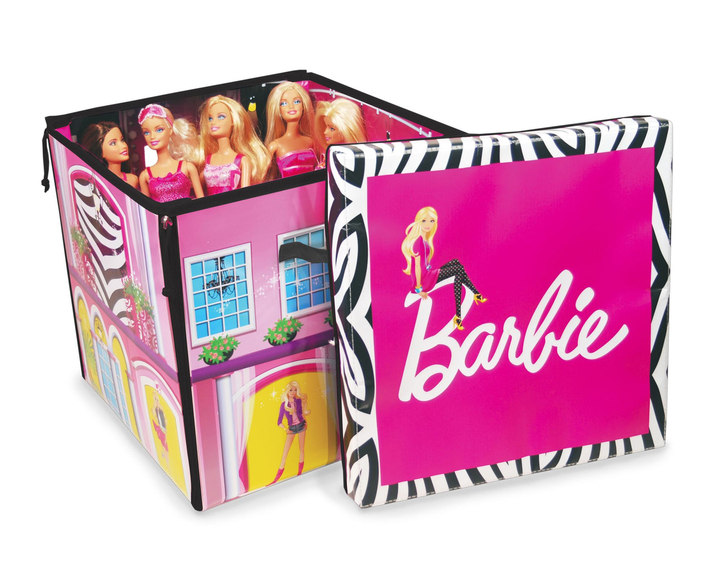 BarbieTM ZipBin(R) Dream House Toybox/Playmat w/3D Fashion Runway