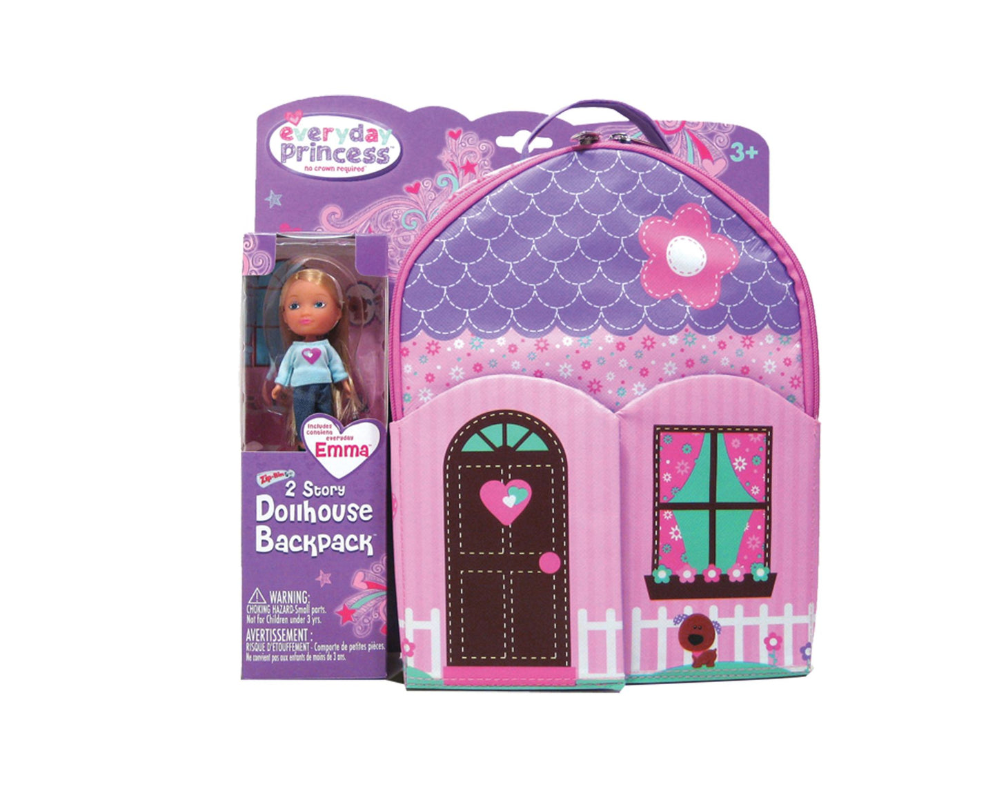 Neat-Oh!¿ Everyday Princess? ZipBin¿ 40 Doll Dollhouse Backpack w/ 1 Doll
