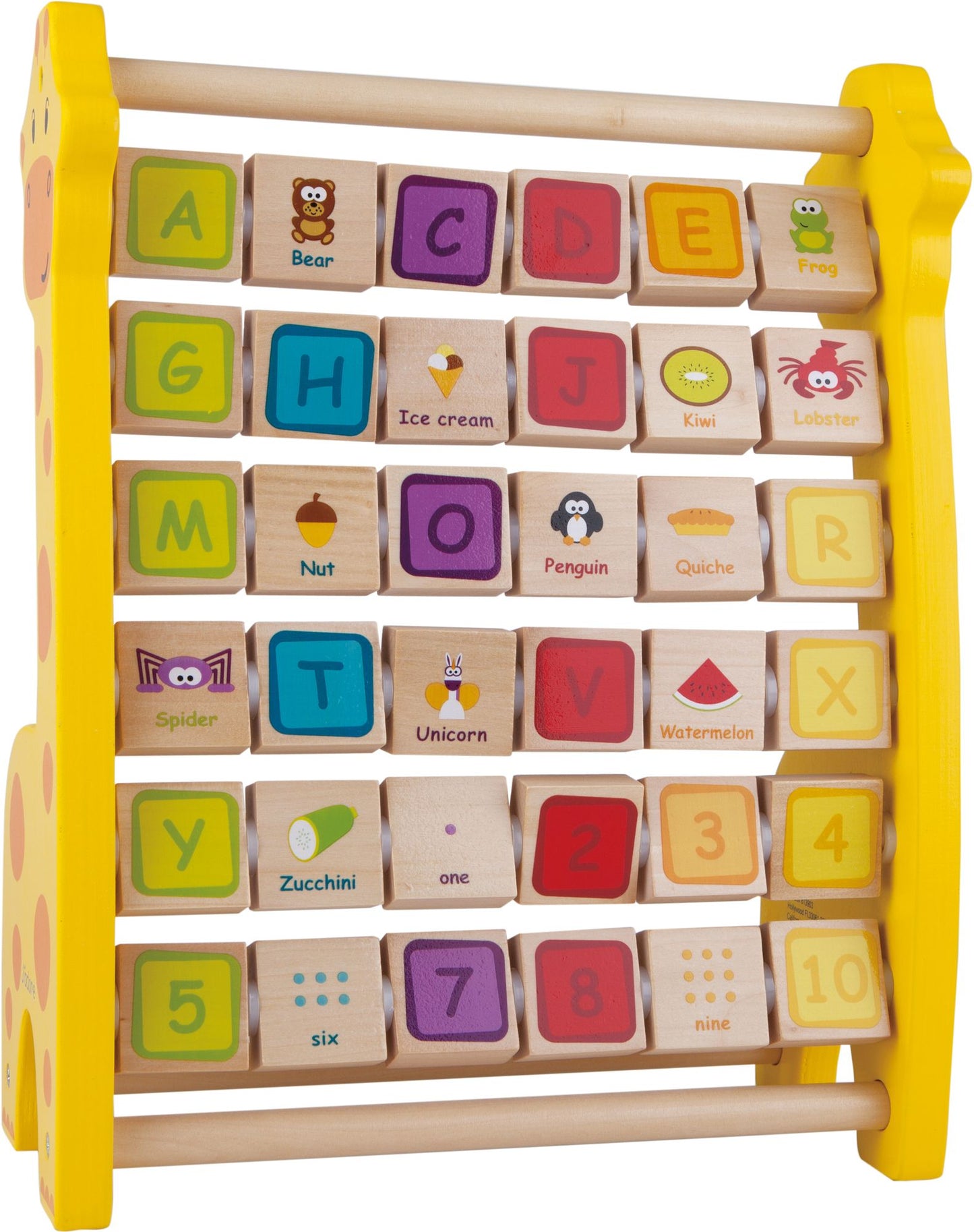 Stretchy Giraffe A to Z Abacus