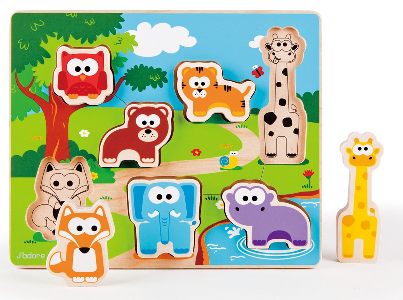 Zoo Animals Stand Up puzzle