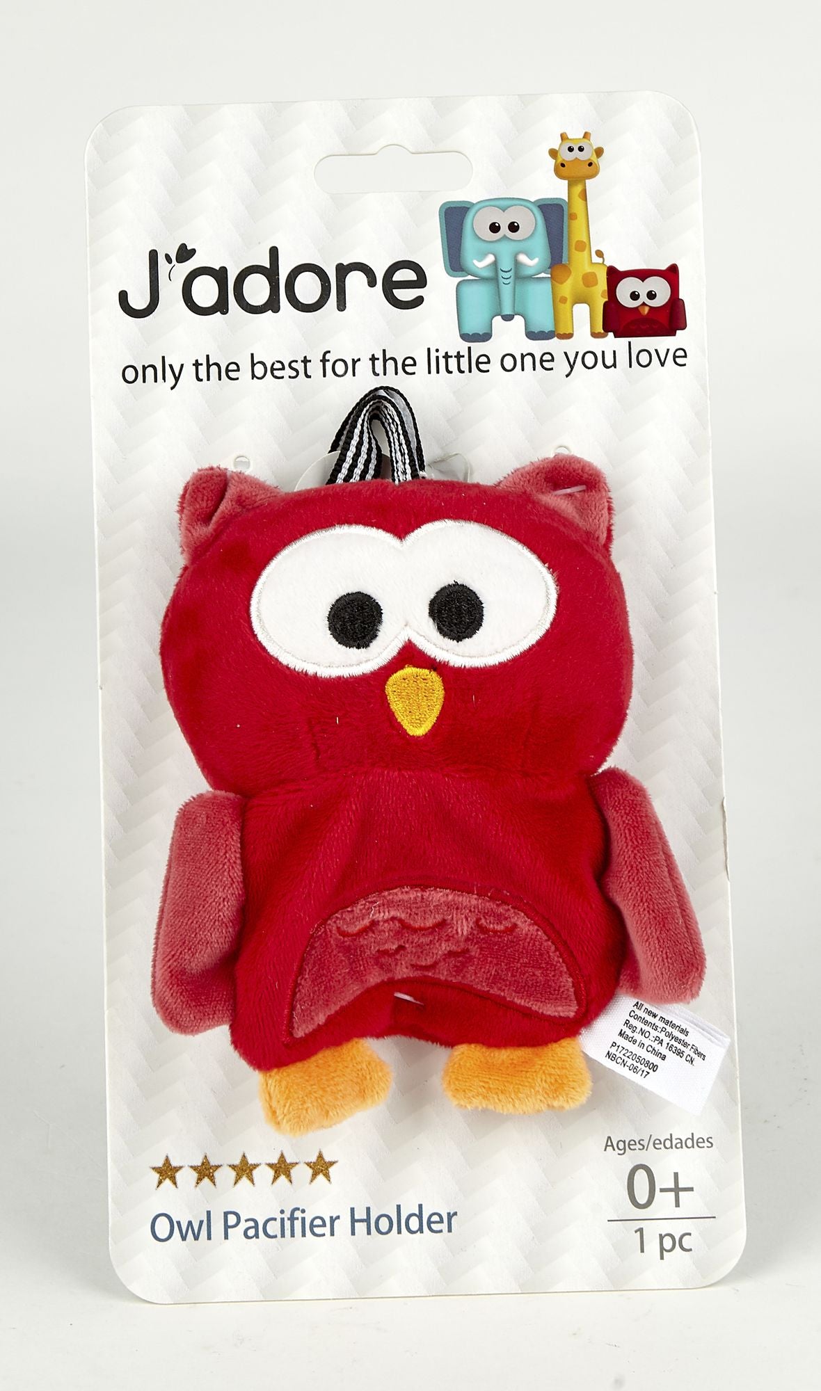 B&N Exclusive JADORE OWL PACIFIER HOLDER