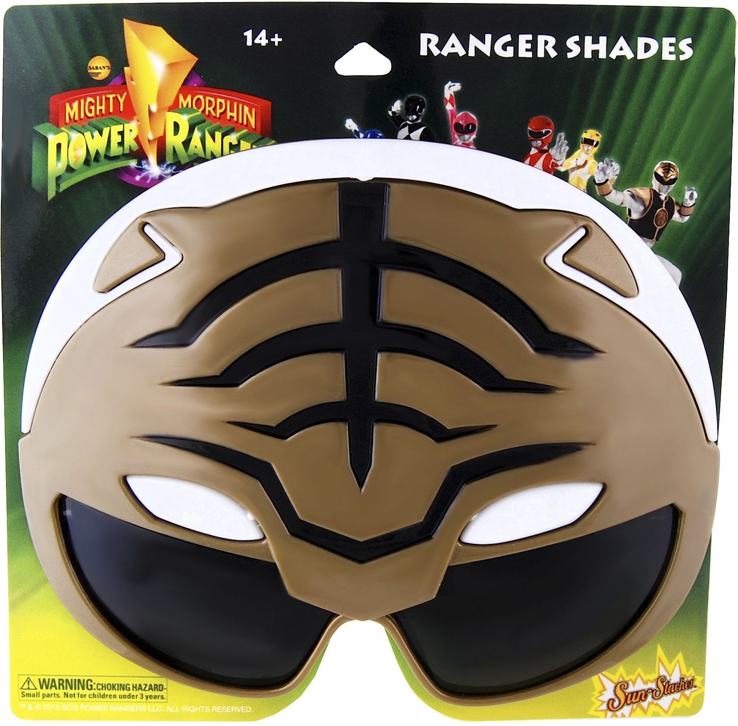Officially Licensed White Power Rangers Sun-Staches
