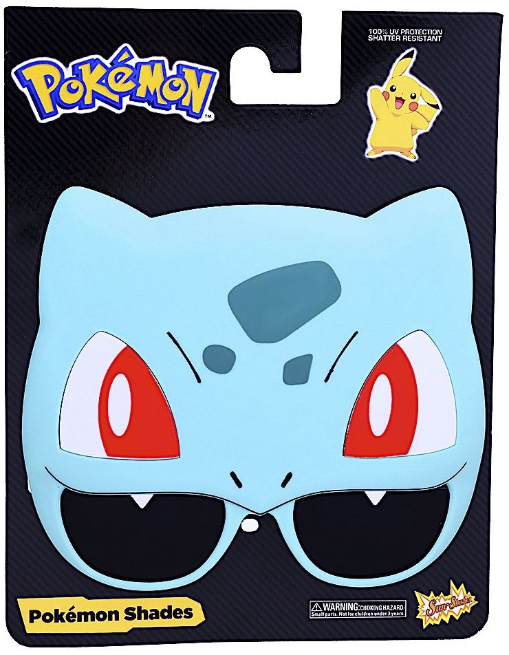 Officially Licensed Pokemon Bulbassaur Sun-Staches