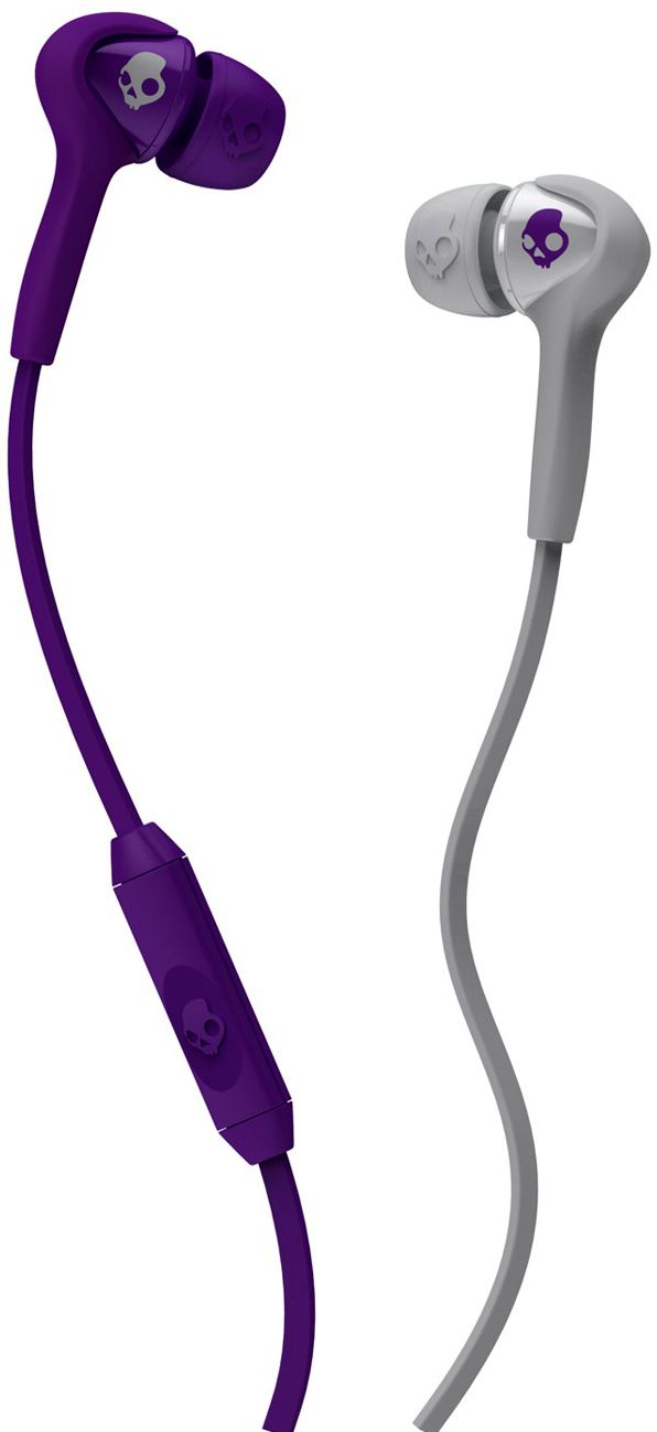 Skullcandy Smokin Buds Earbuds with Mic - Purple/Black