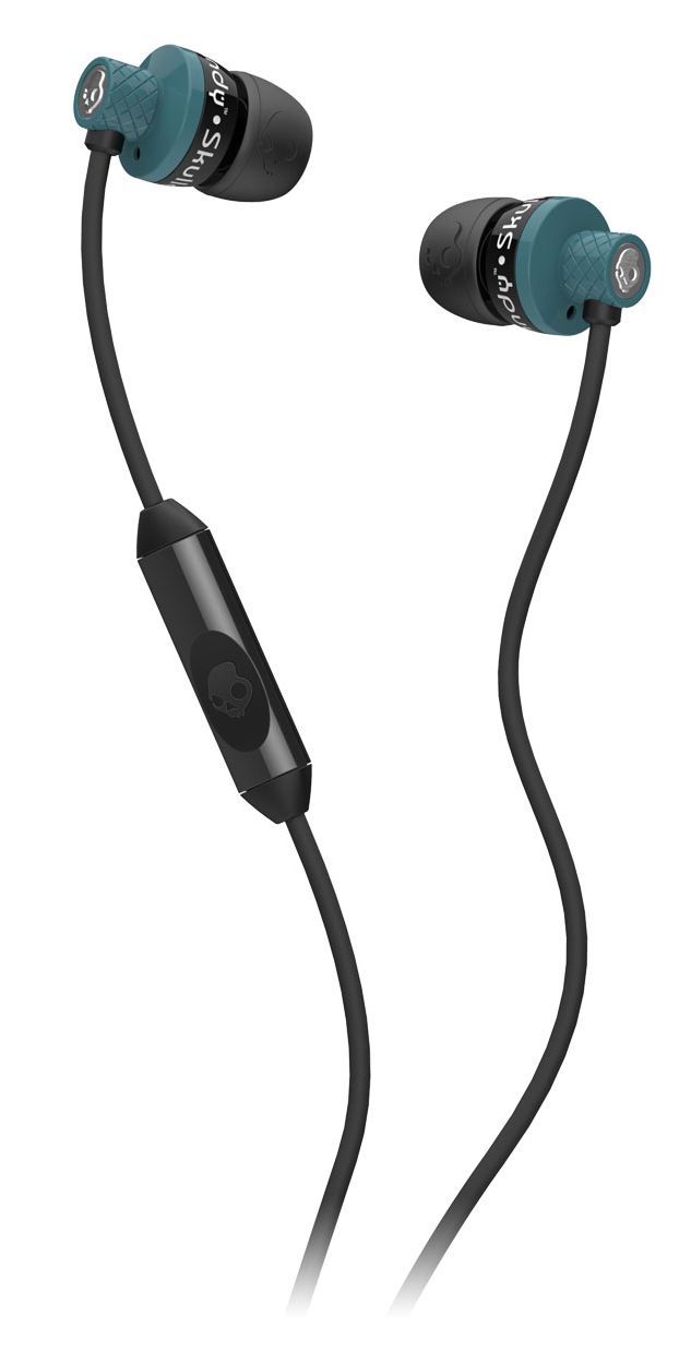 Skullcandy Titan Mic'd Earbuds - Teal/Black/Silver