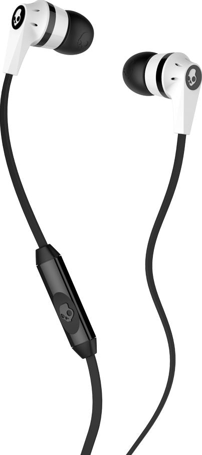 Skullcandy Ink'd 2.0 Mic'd Earbuds - White/Black