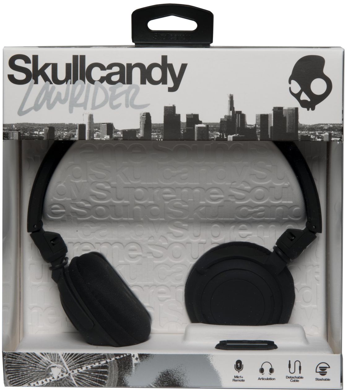 Lowrider Black Over Ear Headpho
