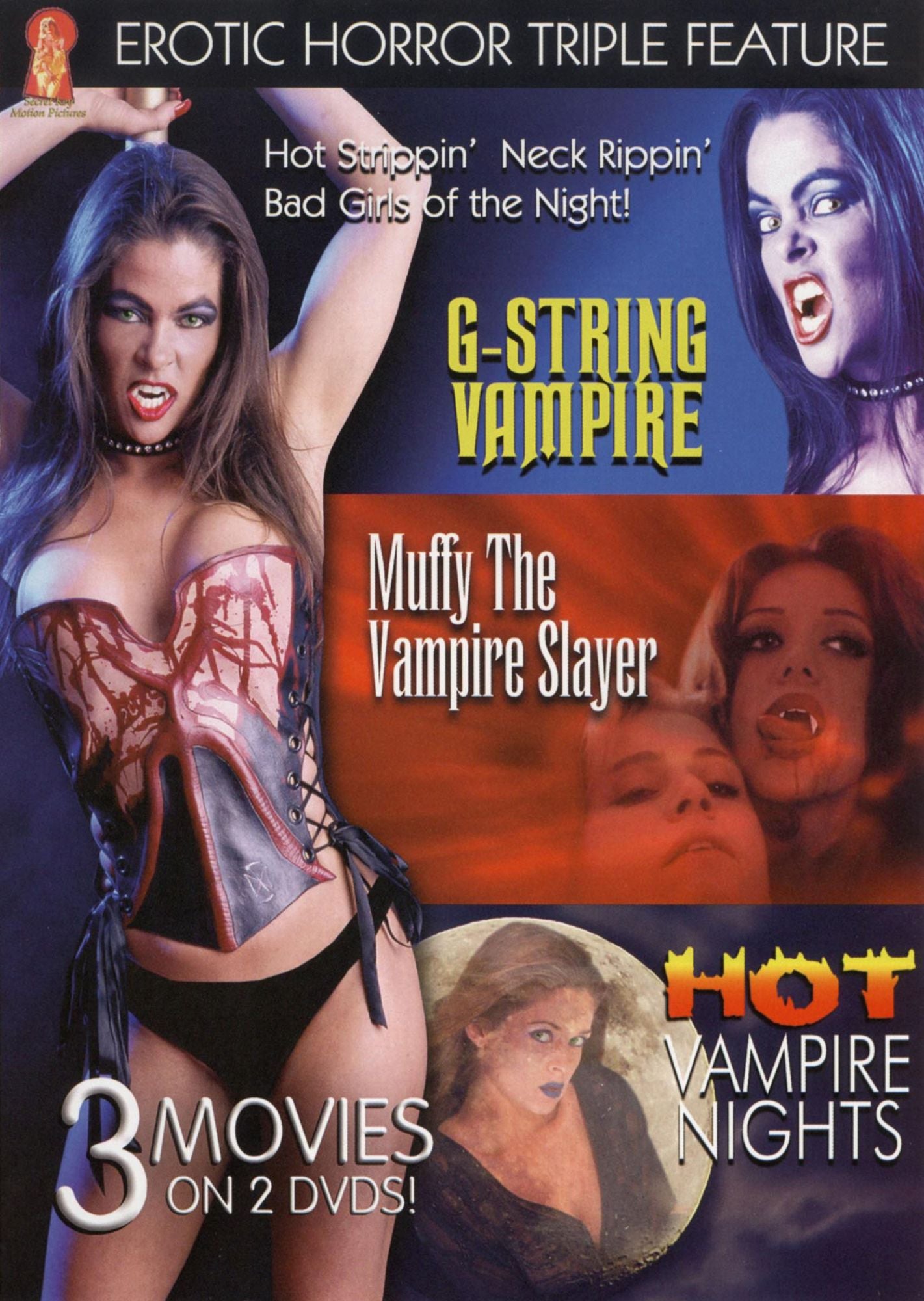 Erotic Horror Triple Feature: G-String Vampire/Muffy the Vampireslayer/Hot Vampire Nights
