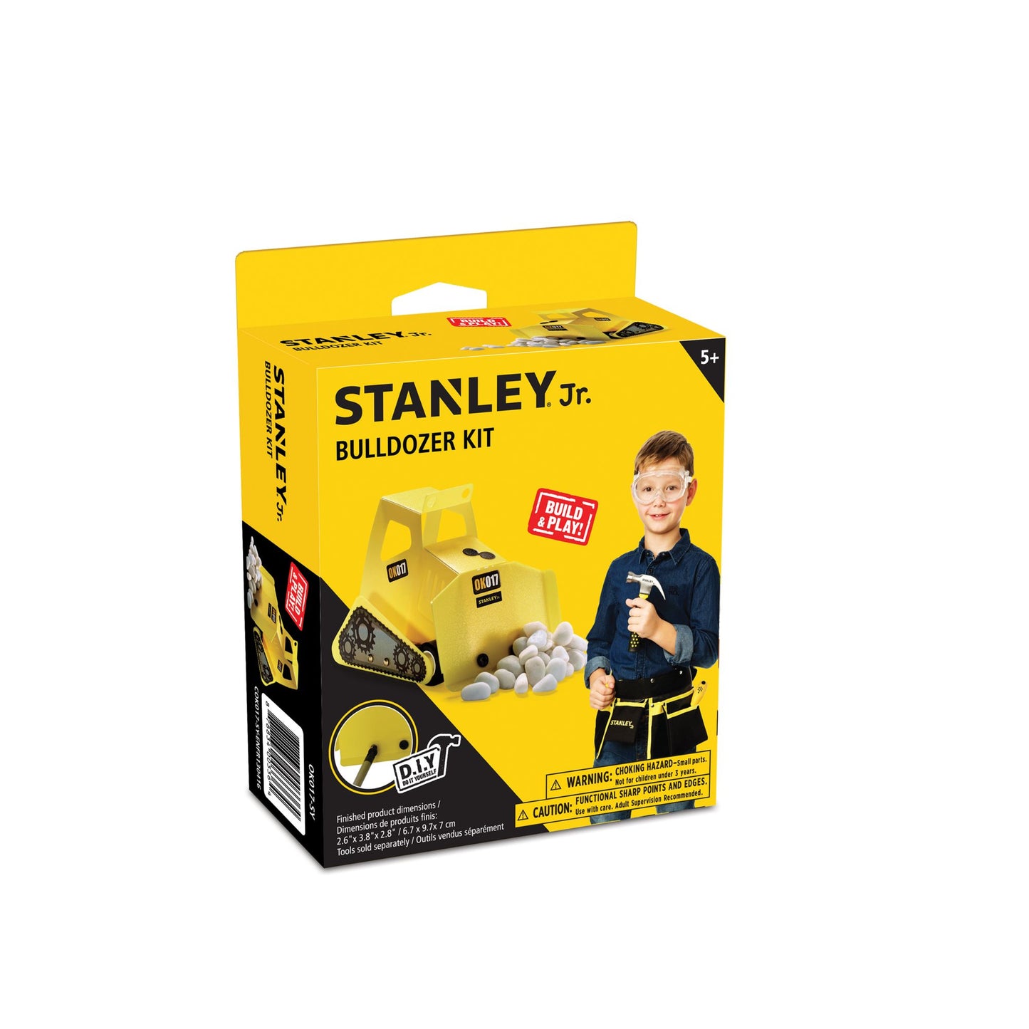 Stanley Jr. Bulldozer Wood Building Kit