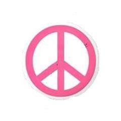 Innovative Adhesives BC-8 Peace Fuschia Fan-A-Peel Temporary Tattoo-Sticker