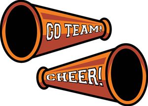 Innovative Adhesives BC-4 Megaphone Orange Fan-A-Peel Temporary Tattoo-Sticker