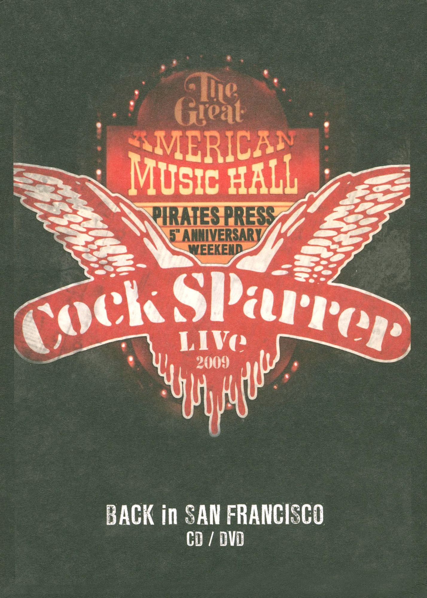 Cock Sparrer: Live 2009 - Back in San Francisco [2 Discs]