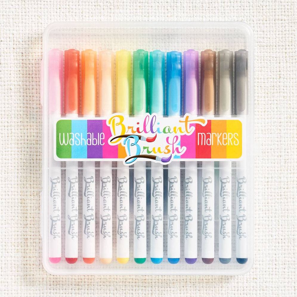 Brilliant Brush Markers