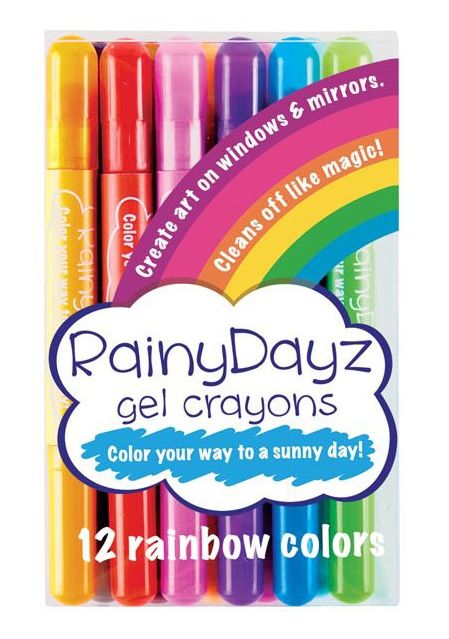 Set of 12 Rainy Dayz Gel Crayons