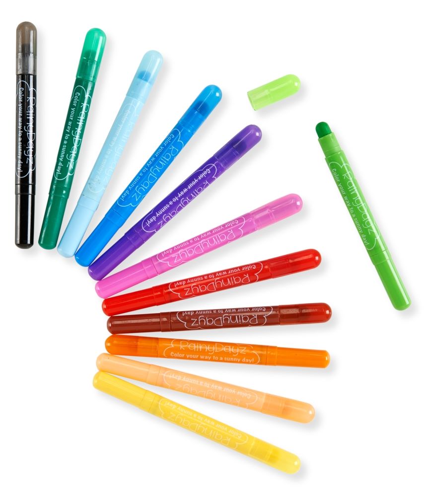 Set of 12 Rainy Dayz Gel Crayons