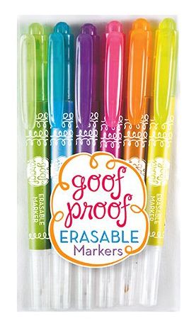 Goof Proof Erasable Markers - Set of 6
