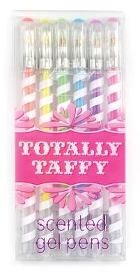 Set of 6 Totally Taffy Scented Gel Pens