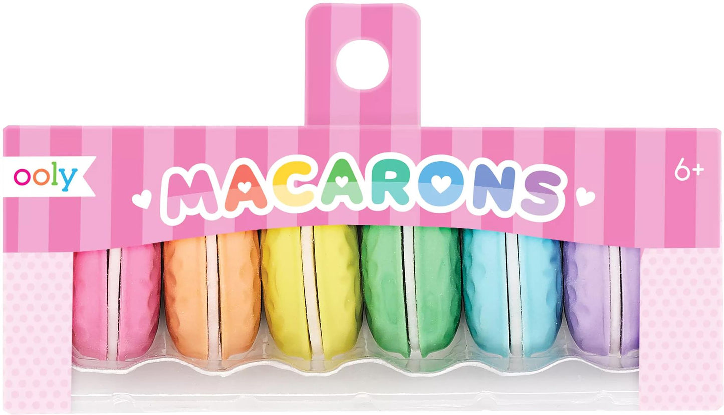Macaron Scented Ersaers - Set of 6