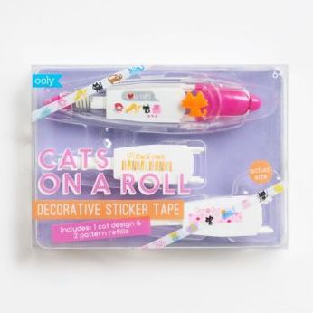 Cats on a Roll Decorative Sticker Tape