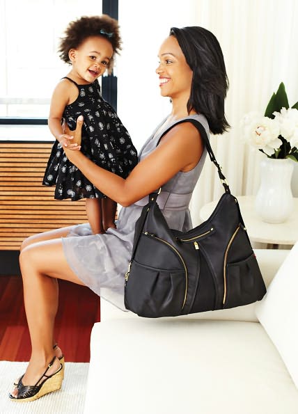 Versa Expandable Diaper Tote - Black
