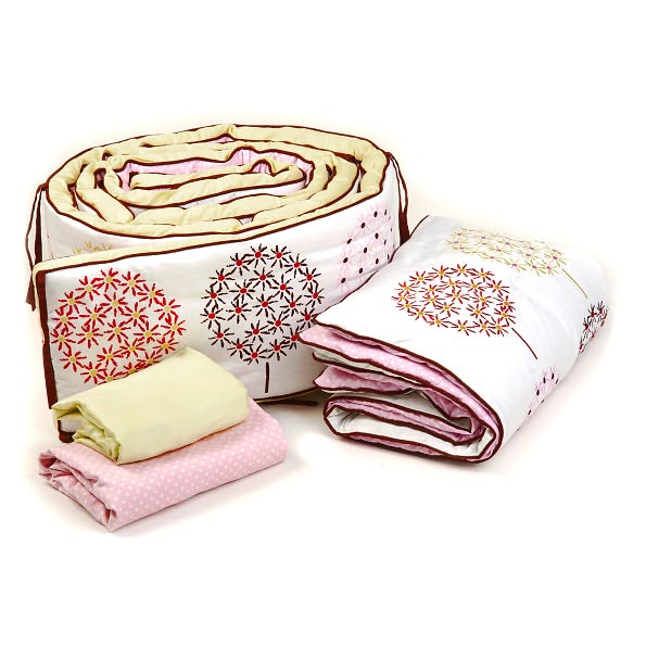 Skip Hop Bedding 4-Piece Crib Set - Flower Burst