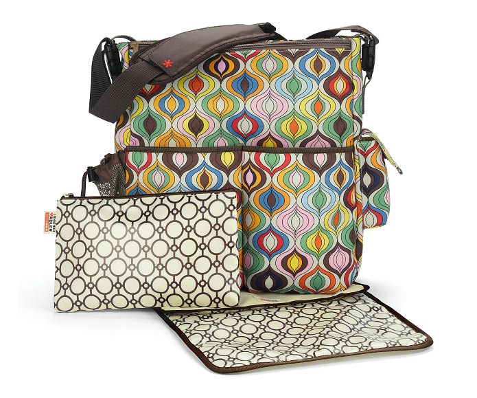 Jonathon Adler Duo Essential Diaper Bag - Wave Multi