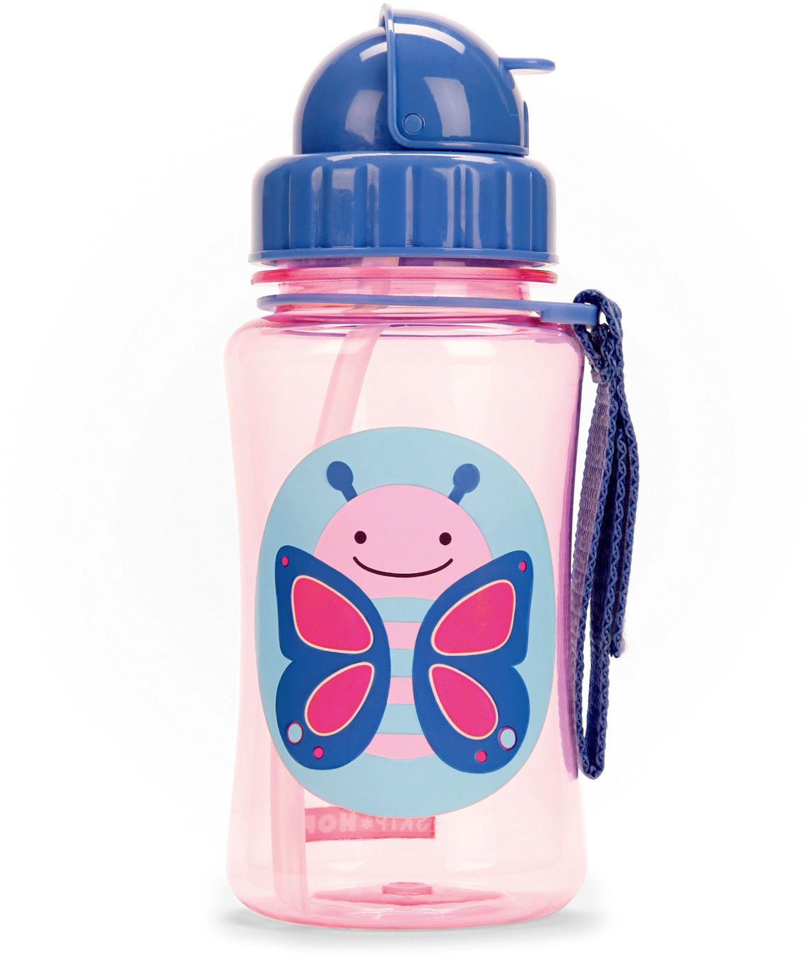 Zoo Straw Bottle - Butterfly