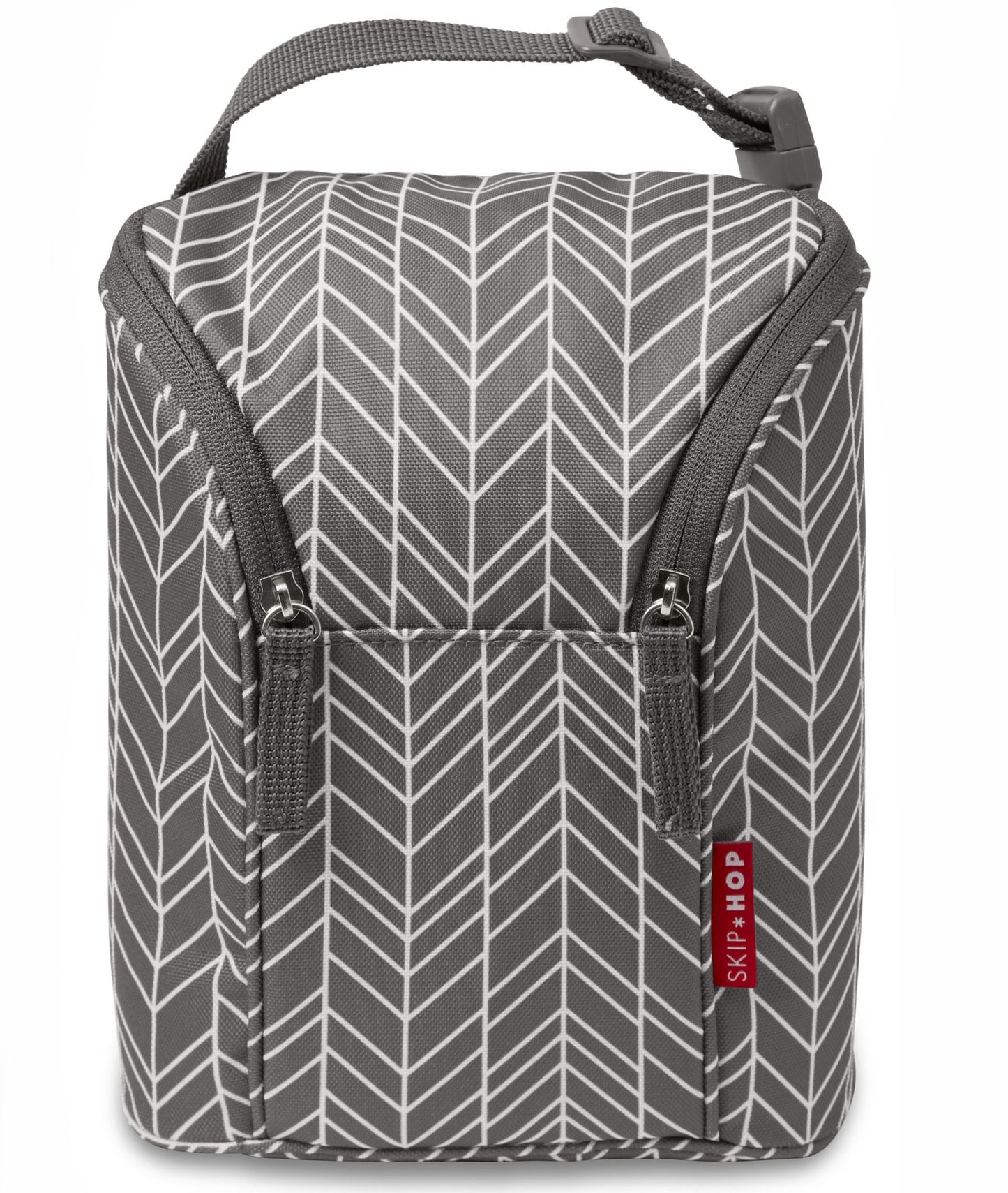 Double Bottle Bag - Grey Feather