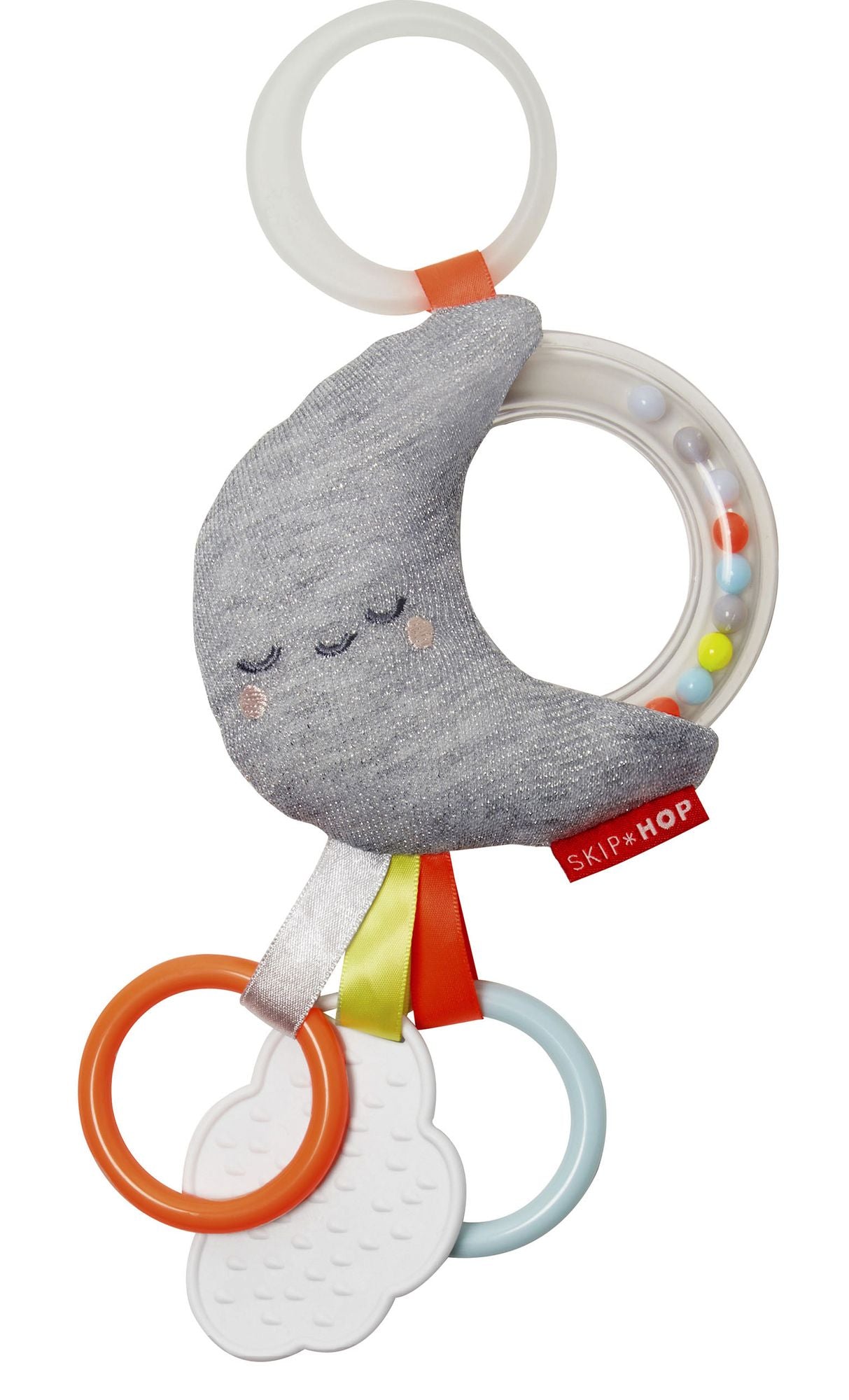 Skip Hop SILVER LINING CLOUD Rattle Moon Stroller Toy