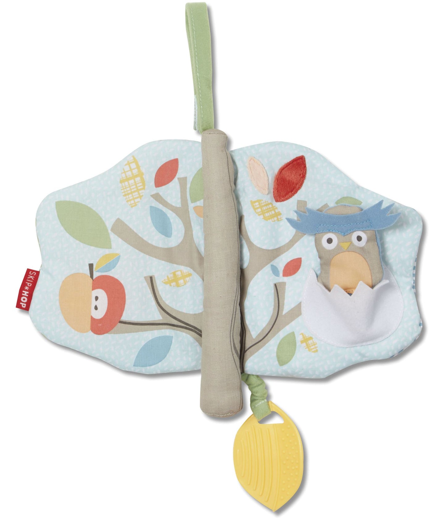 Skip Hop TREETOP FRIENDS Soft Activity Book - Grey/Pastel