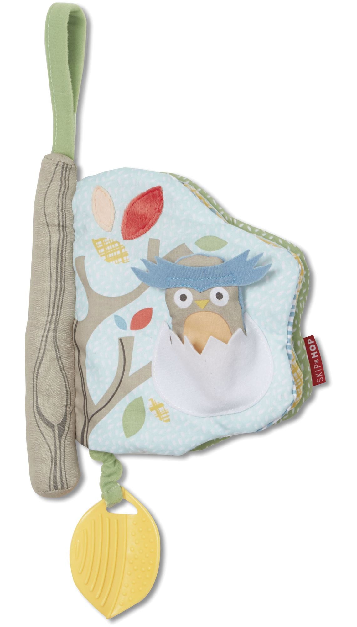 Skip Hop TREETOP FRIENDS Soft Activity Book - Grey/Pastel