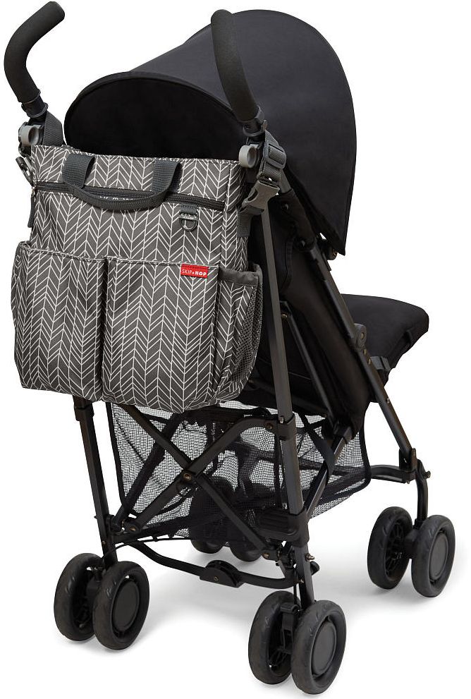 Duo Signature Diaper Bag - Grey Feather