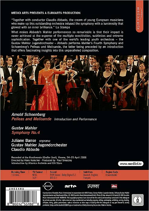 Claudio Abbado: Mahler - Symphony No. 4/Schoenberg - Pelleas and Melisande