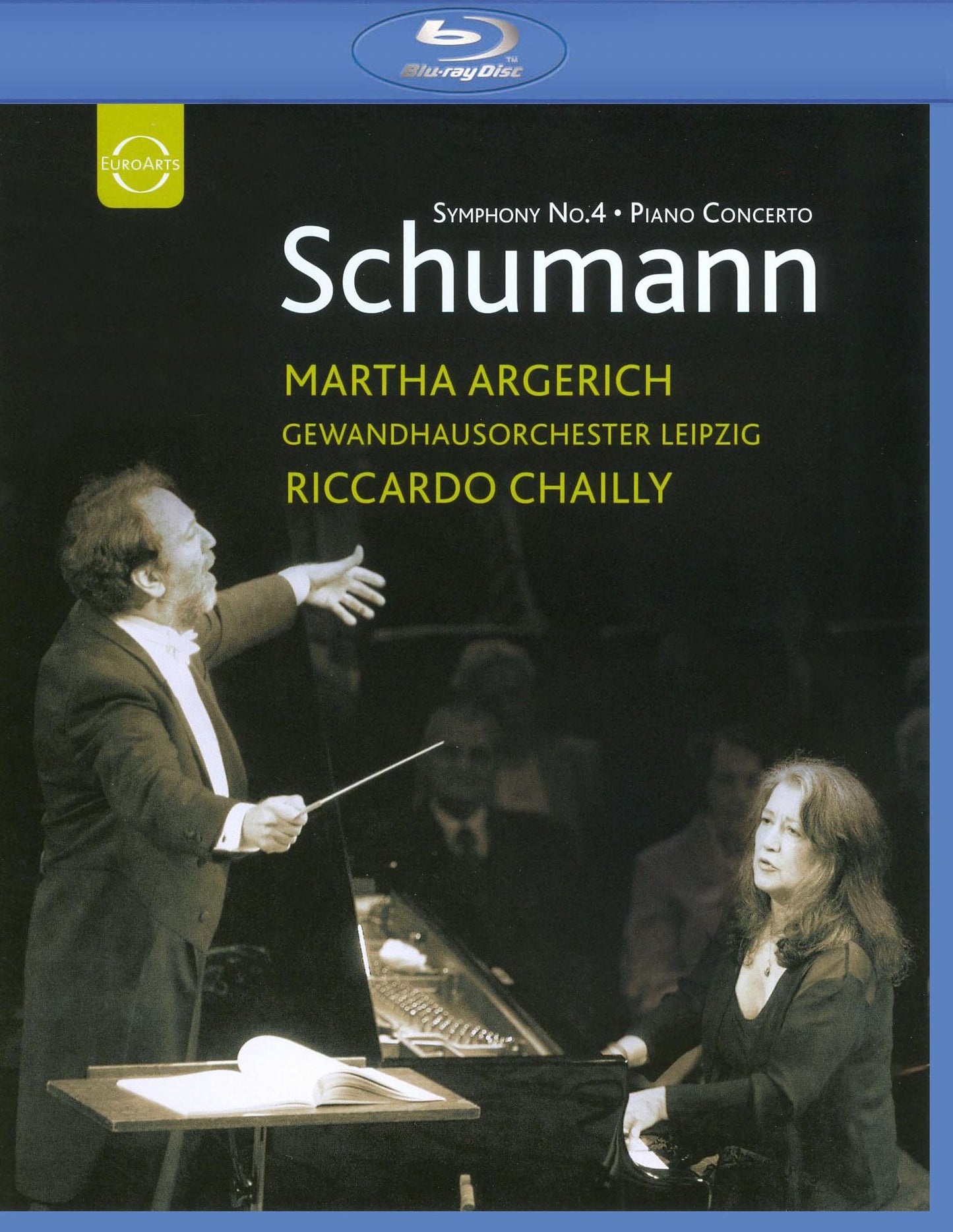 Martha Argerich: Schumann - Symphony No. 4/Piano Concerto [Blu-ray]