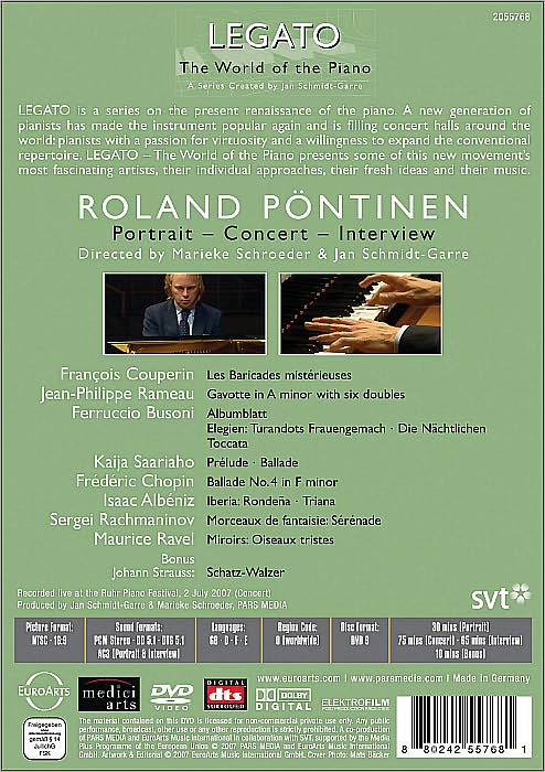 Legato: The World of the Piano - Roland Pontinen: Listening to Yourself