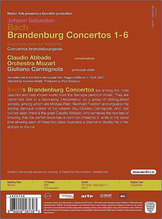 Johann Sebastian Bach: Brandenburg Concertos 1-6