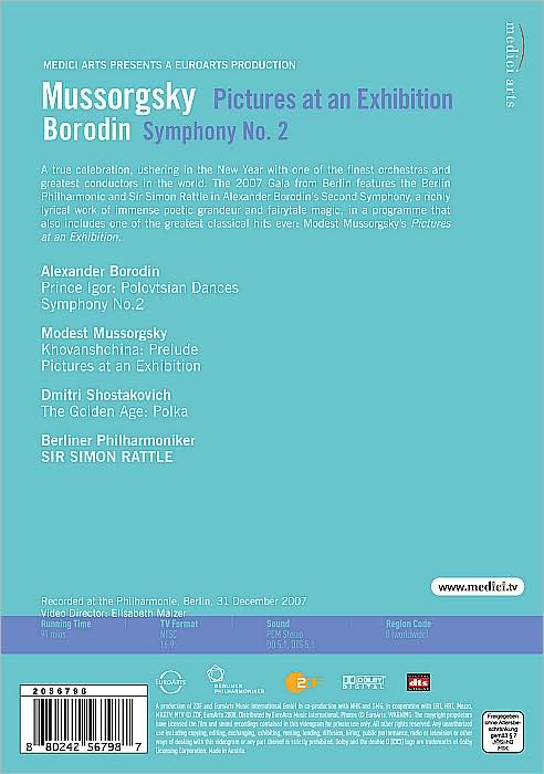 Berliner Philharmonic/Simon Rattle: Mussorgsky - Pictures at an Exhibition/Borodin - Symphony No. 2