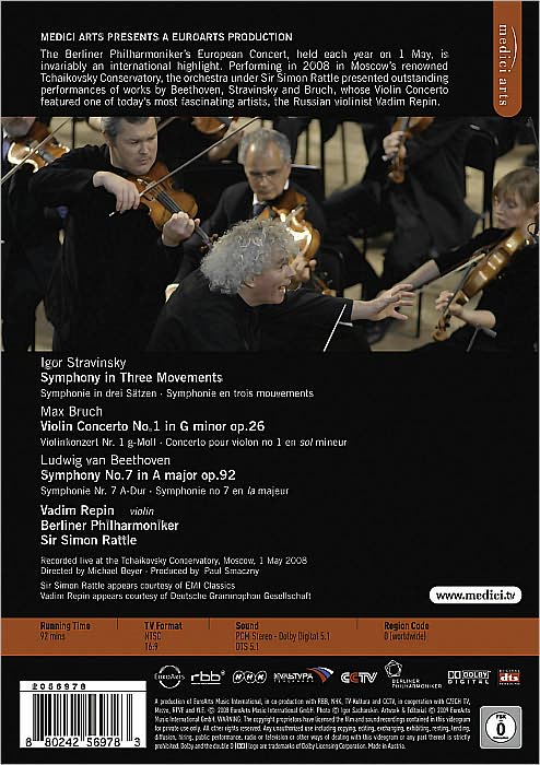 Berliner Philharmoniker/Vadim Repin/Simon Rattle: Beethoven/Bruch/Stravinsky