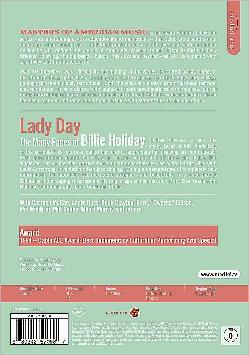 Masters of American Music: Lady Day - The Many Faces of Billie Holiday