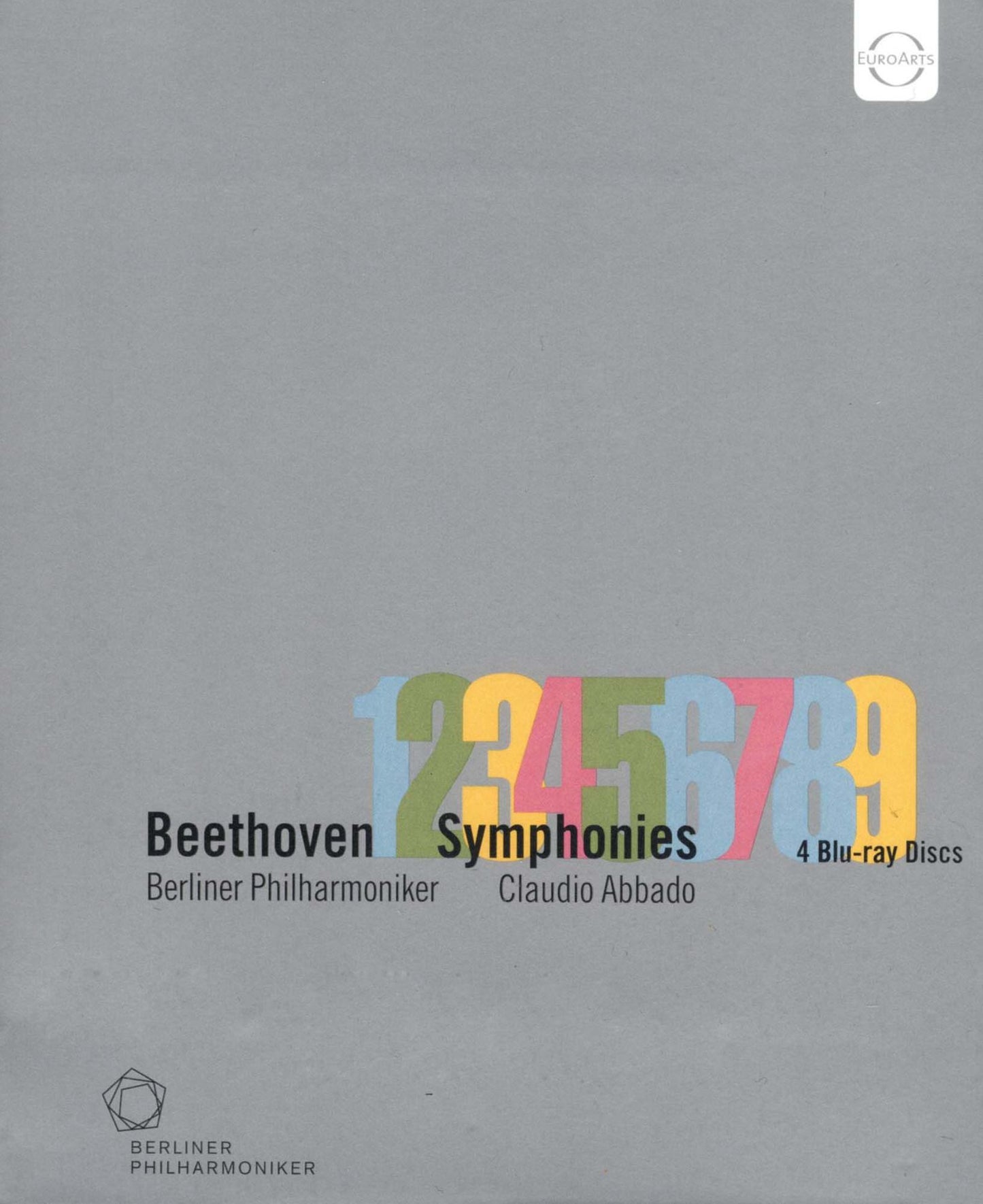 Berliner Philharmoniker/Claudio Abbado: Beethoven Symphonies 1-9 [4 Discs] [Blu-ray]