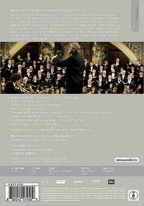Howard Arman: Handel Commemoration