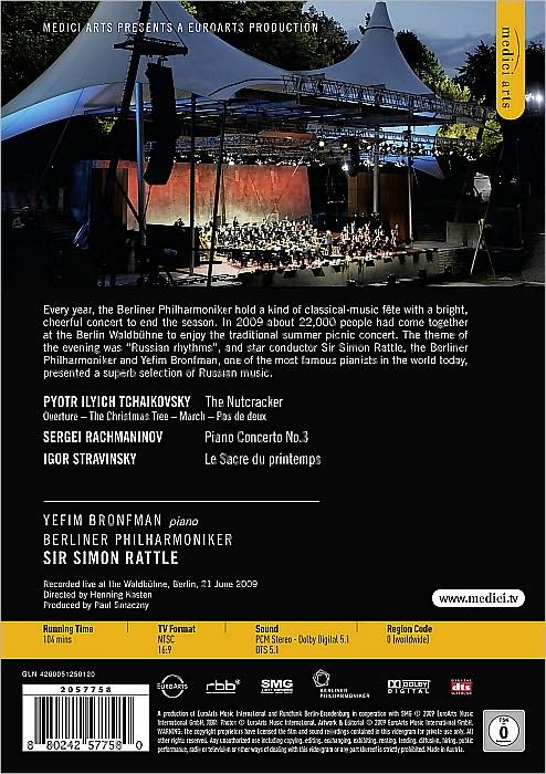 Berliner Philharmoniker/Sir Simon Rattle: Tchaikovsky/Stravinsky/Rachmaninoff