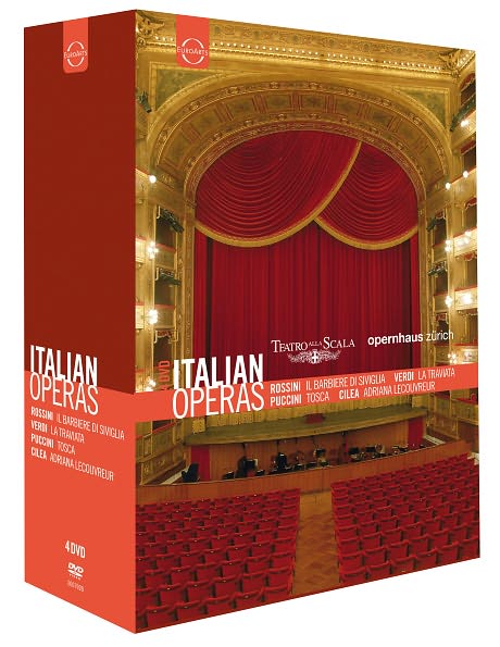 Italian Operas: Il Barbiere di Siviglia/La Traviata/Tosca/Andriana Lecouvreur [4 Discs]