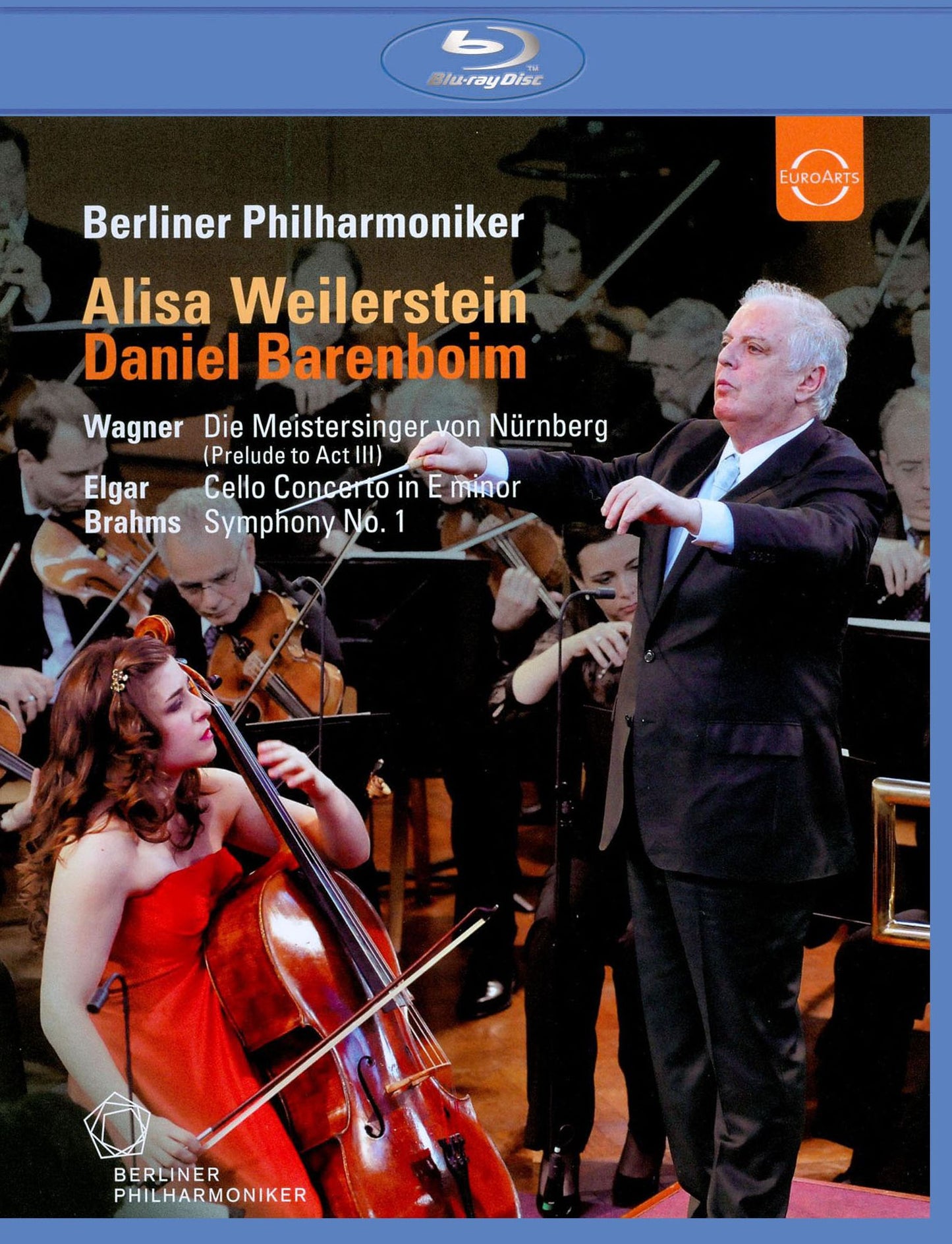 Berliner Philharmoniker/Alisa Weilerstein/Daniel Barenboim: Wagner/Elgar/Brahms [Blu-ray]