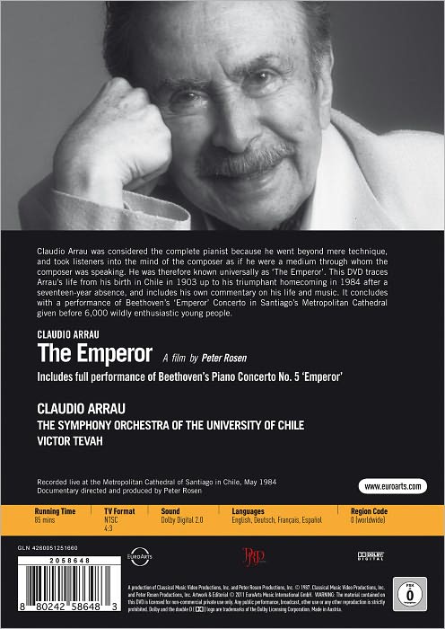 Signature Performance Series: Claudio Arrau - The Emperor