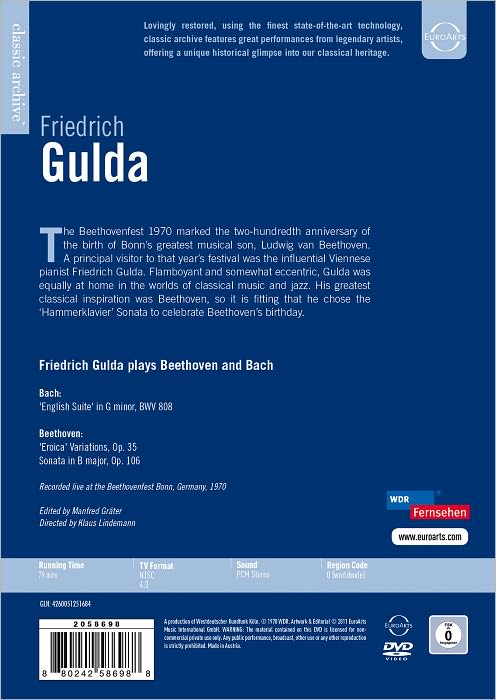 Classic Archive: Friedrich Gulda Plays Beethoven and Bach